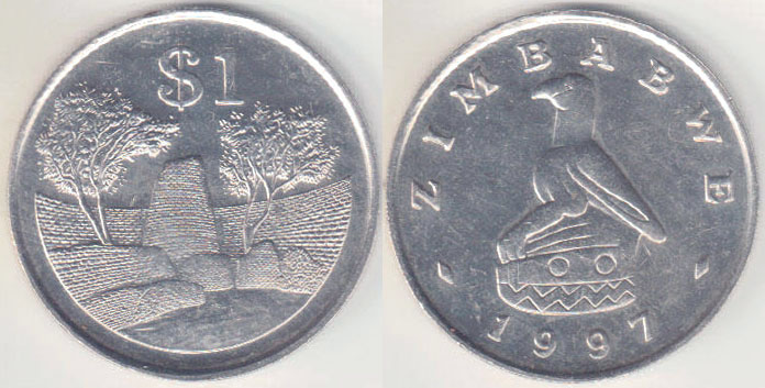 1997 Zimbabwe $1 A005184